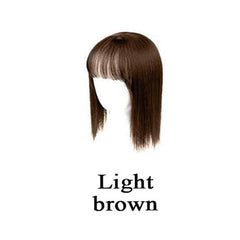 Women Hairpiece Topper Closure Bangs Toupee Hair Extension