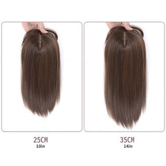 Women Hairpiece Topper Closure Bangs Toupee Hair Extension