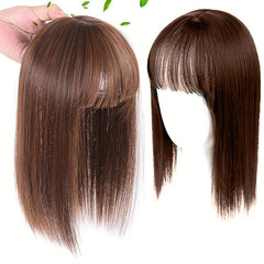 Women Hairpiece Topper Closure Bangs Toupee Hair Extension