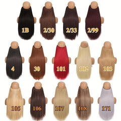 60 96 Cm Invisible Wire Hair Extensions for Women Girls