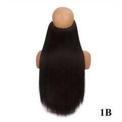 60 96 Cm Invisible Wire Hair Extensions for Women Girls