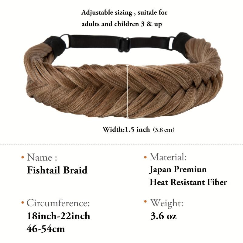 Braided Headband Adjustable Hair Band