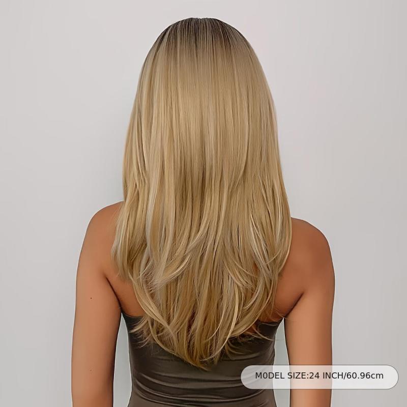 Ombre Blonde Wavy Short Hair for Women