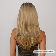 Ombre Blonde Wavy Short Hair for Women