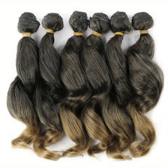 6 Bundles Loose Deep Wave Bundles for Women 35-56 cm Weaving Extensions