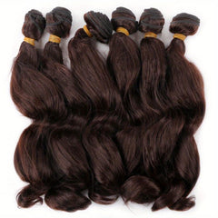 6 Bundles Loose Deep Wave Bundles for Women 35-56 cm Weaving Extensions