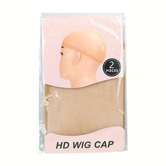 2 PCS HD Wig Cap Invisible Sheer Breathable Ultra thin Bald Cap For Women