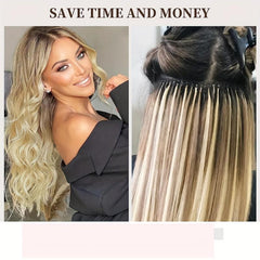 6pcs Long Curly Hair Pieces Synthetic Extensions Daily Use
