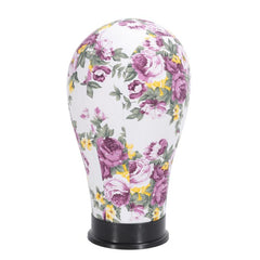 22 Inch Canvas Mannequin Head with Wig Stand Kit