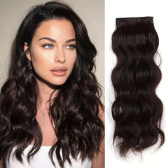 Long Wavy Hair Pieces Synthetic Clip-In Hair Extensions for Daily Use