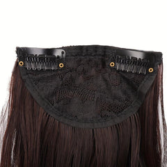 Long Wavy Hair Pieces Synthetic Clip-In Hair Extensions for Daily Use