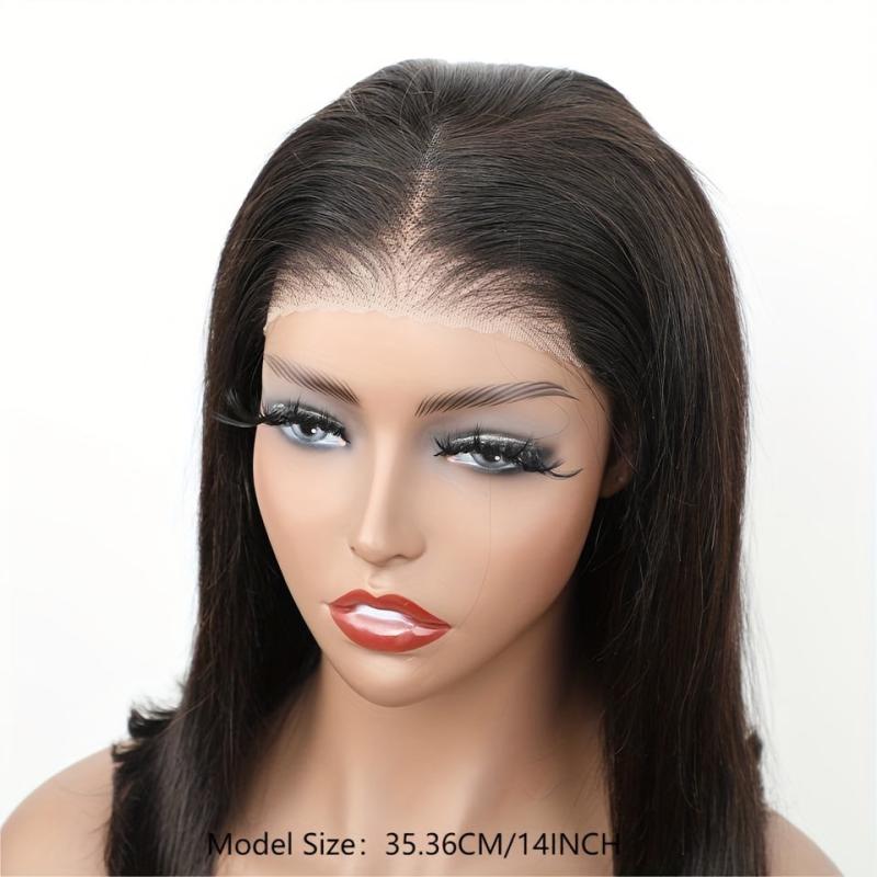 Glueless Bob Wig Human Hair 4X4 Closure Straight HD Lace Short Wig