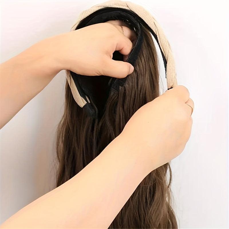 Long Wavy Synthetic Headband Wig For Women