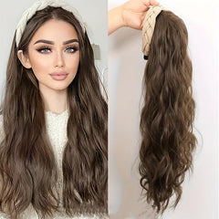 Long Wavy Synthetic Headband Wig For Women