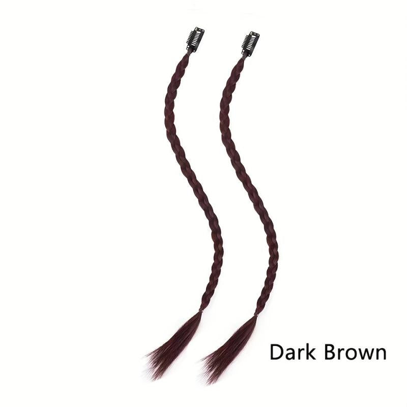 2 Pcs Boxing Braid Clip In Hair Extensions