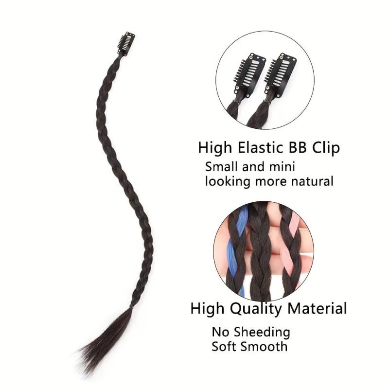 2 Pcs Boxing Braid Clip In Hair Extensions