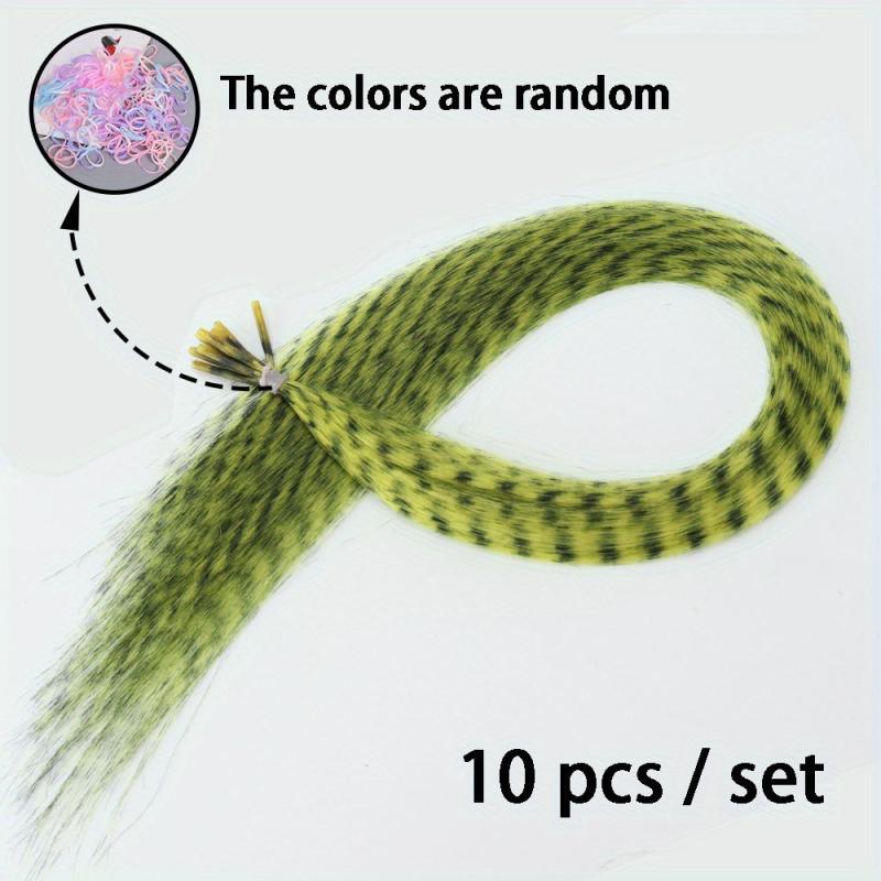 Colorful Straight Crochet Hair Extensions - Daily Party Cosplay