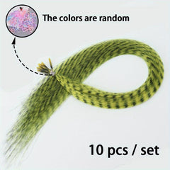 Colorful Straight Crochet Hair Extensions - Daily Party Cosplay