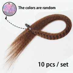 Colorful Straight Crochet Hair Extensions - Daily Party Cosplay