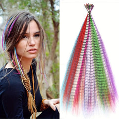 Colorful Straight Crochet Hair Extensions - Daily Party Cosplay