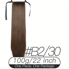 28 Cm Long Straight Hair Extensions Synthetic Heat Resistant Fiber Hair Pieces