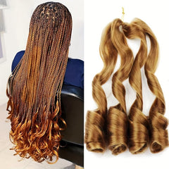 French Curly Crochet Braids Wavy Hair Extensions