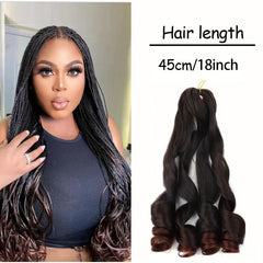 French Curly Crochet Braids Wavy Hair Extensions