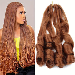 French Curly Crochet Braids Wavy Hair Extensions