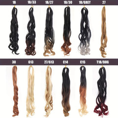 French Curly Crochet Braids Wavy Hair Extensions