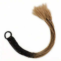 60 96 Cm Braids Ponytail Hair Extension Colored Gradient Braided Hair Piece