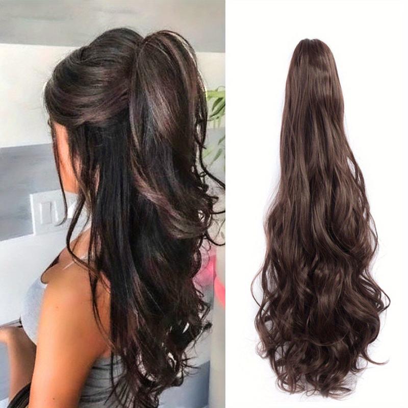 Long Wavy Curly Ponytail Extension Hair Claw On Hair Piece