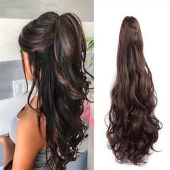 Long Wavy Curly Ponytail Extension Hair Claw On Hair Piece
