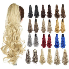 Long Wavy Curly Ponytail Extension Hair Claw On Hair Piece