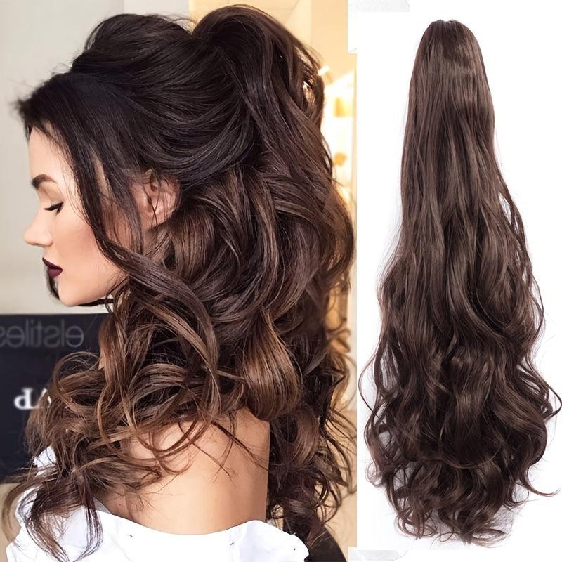 Long Wavy Curly Ponytail Extension Hair Claw On Hair Piece