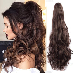 Long Wavy Curly Ponytail Extension Hair Claw On Hair Piece