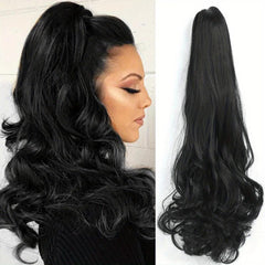 Long Wavy Curly Ponytail Extension Hair Claw On Hair Piece