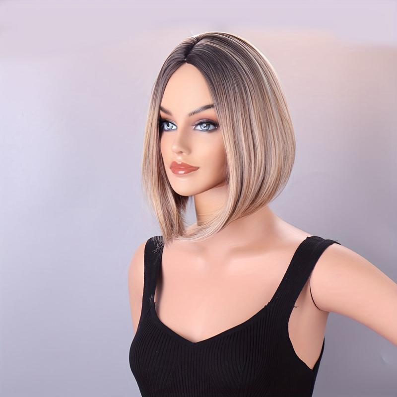 Short Curly Bob Cut Wig Synthetic Blonde Heat Resistant Beginners Friendly