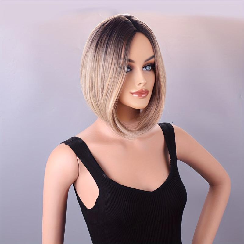 Short Curly Bob Cut Wig Synthetic Blonde Heat Resistant Beginners Friendly