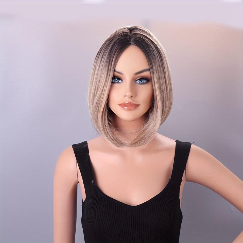 Short Curly Bob Cut Wig Synthetic Blonde Heat Resistant Beginners Friendly
