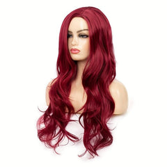 Long Blonde Cosplay Wigs For Women Curly Body Wave Halloween Party