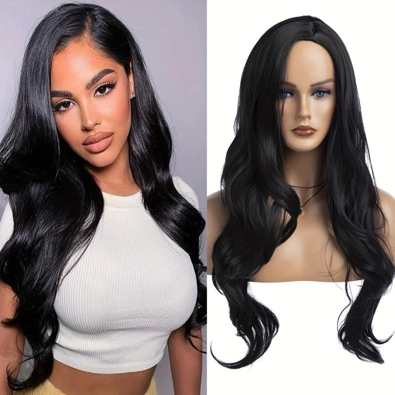Long Blonde Cosplay Wigs For Women Curly Body Wave Halloween Party