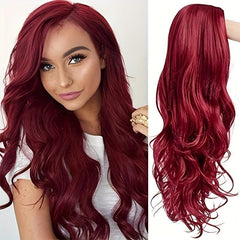 Long Blonde Cosplay Wigs For Women Curly Body Wave Halloween Party