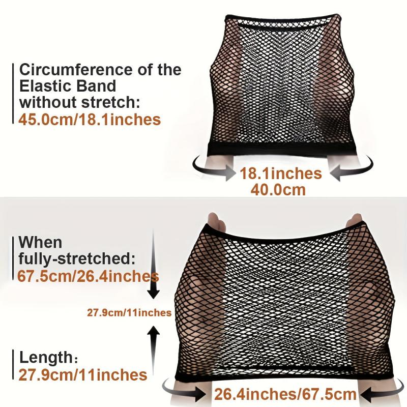 Elastic Mesh Wig Cap For Women Open End Delicate Grid