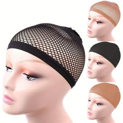Elastic Mesh Wig Cap For Women Open End Delicate Grid