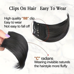 Invisible Seamless Clip In Hair Extension Natural Fluffy Hairpieces