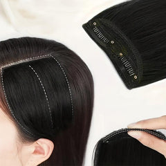 Invisible Seamless Clip In Hair Extension Natural Fluffy Hairpieces