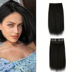 Invisible Seamless Clip In Hair Extension Natural Fluffy Hairpieces