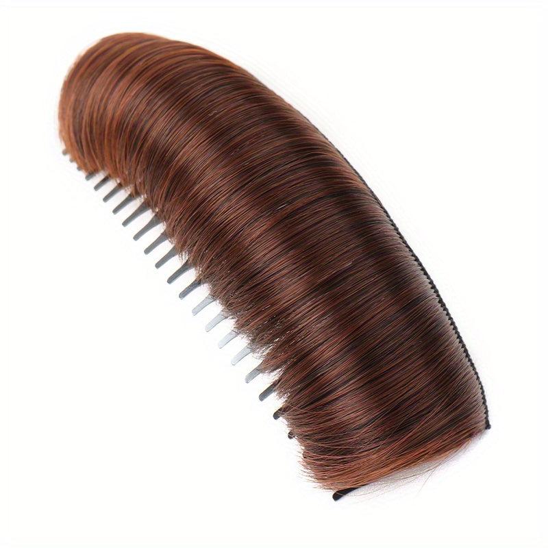 10 Hair Comb Pad Synthetic Hair Pieces Women Natural Daily Use