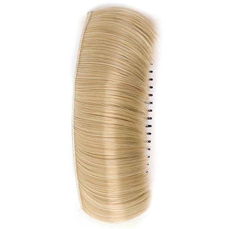 10 Hair Comb Pad Synthetic Hair Pieces Women Natural Daily Use