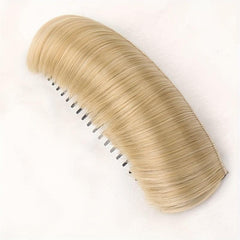10 Hair Comb Pad Synthetic Hair Pieces Women Natural Daily Use